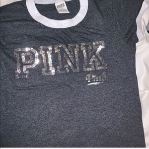 victoria secret pink tee